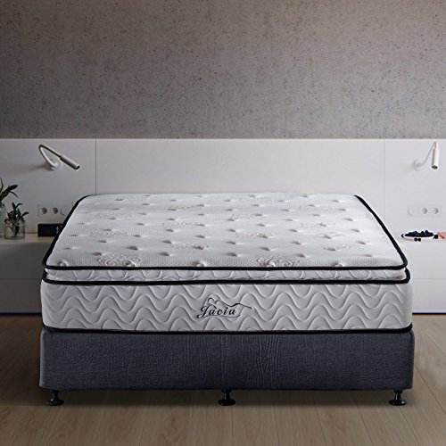 Jacia House Kurze Queen-Matratze, 29 cm, Taschenfederkernmatratze, Wohnmobil-Hybrid-Matratze, Memory-Schaum, Federkernmatratze, feste Matratze in einer Tasche