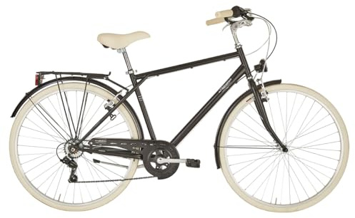 Alpina Bike Sharin - Bicicleta para Hombre, 55 cm, Color Negro