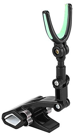 Fishing Pole Stand, Black Rod Rest, 65g Boat Support, Outdoor Sea Rod Holders for Wild Fishing, 7.48 x 2.17 x 1.18in