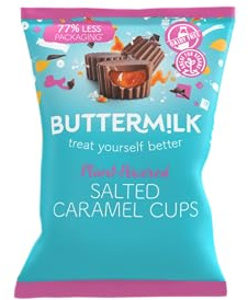 Buttermilk Tasses de caramel salé sans produits laitiers 100 g