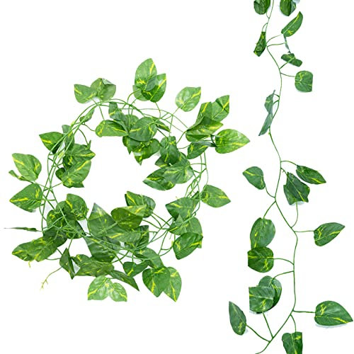 Artificial Ivy Plants Garland Vine Decoration Indoor Outdoor Pack of 1 Set of Fake Plants Hanging Plants for Wedding, Party, Garden, Home Decoration