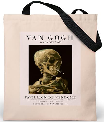 Loxato Tote Bag mit Reißverschluss - Aesthetic Tasche - Samtgewebe Velluto - Stofftasche Damen mit Reißverschluss Groß B37 H42 cm - Jutebeutel Bedruckt - Beuteltasche Damen - Stoffbeutel Aesthetic