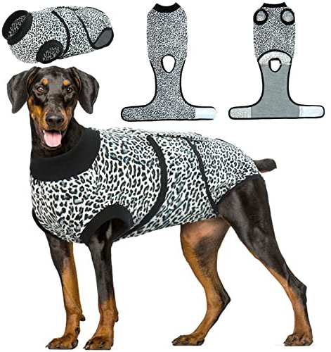 Kuoser Atmungsaktive Hundebody Nach OP, Op Body Hund Kastration, Blau XL