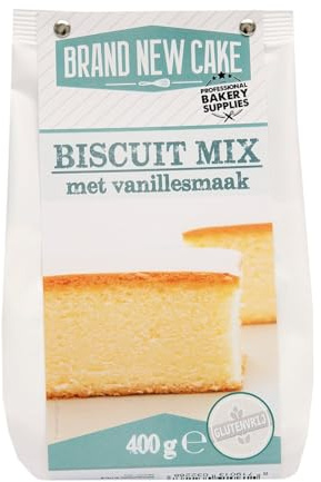 BrandNewCake® Mezcla para Bizcocho Sin Gluten 400g - Fácil de Usar y Deliciosa