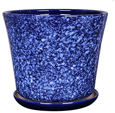 CAFIEDR Pots de Fleurs Pot de Fleur en céramique Style Chinois Pot de Plante Verte succulente d'intérieur Extra Grand Pot de Fleur de Plante Verte de chlorophytum Pot d,M