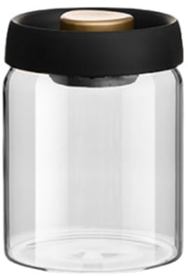 Barfeery Coffee Beans Vacuum Sealed Tank Household Moisture-Proof Air Extraction Airtight Container Food Storage Jars, Easy Install C