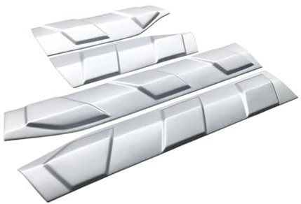 Zubehör-Aussehen Für Rav4 2019 2020 2021 2022 2023 Türverkleidungs-Dekorplatten-Schutzumbausatz Seitenschweller für Autos(Mattsilber)