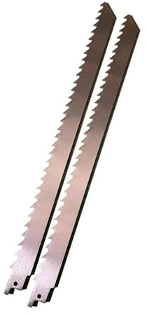 2 Pz 300mm Carne Osso Taglio Ghiaccio Alternativa Lama In Acciaio Inox Seghe for Carne Taglierina for Il Taglio di Carne Ghiaccio Legno metallo