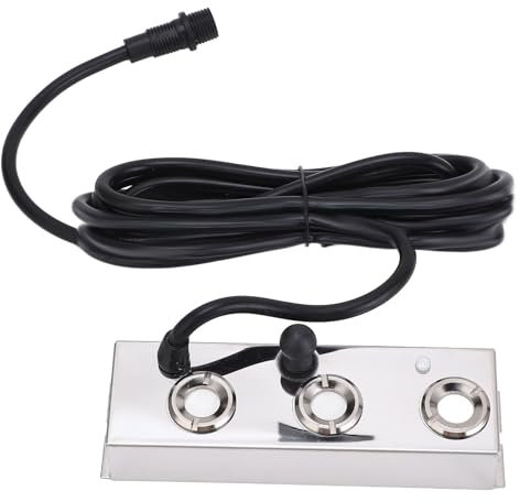 Nebulizzatore Ad Ultrasuoni, Umidificatore Ad Ultrasuoni a 3 Teste, Umidificatore d'Aria Atomizzatore per Macchina per Nebbia Stagno 4,5 L/h per Stagno, Giardino, Prato,