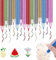 DXPETA 14-Piece Wax Candle Decorating Kit (7 Colours, 10ml) - Non-Toxic, Easy to Use, Peelable & Quick Drying - Suitable for Any Occasion - Adults