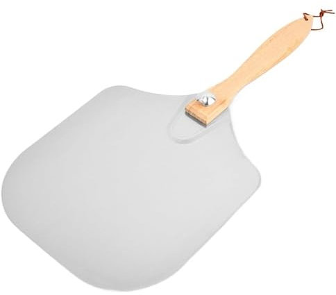 Pala per Pizza Grande, Pala Forata per Pizza, Manico Corto, per Forno, Utensili da Cucina, Antiaderente, per la Cottura della Pizza, Pala per Pizza
