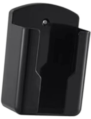 Fenteer Support de Télécommande Boîte de Rangement Murale Porte-contrôleur Support Adhésif et Organisateur de Climatiseur en PP Léger Adapté pour Le Bureau La, Noir