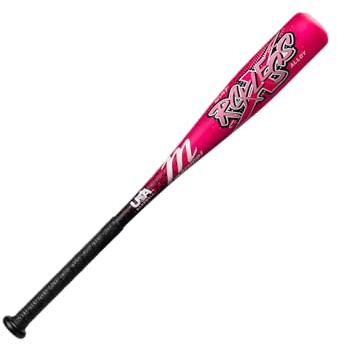 Marucci CATX RCKLESS Alloy USA Baseball Teeball, -11 Drop, 2 5/8 Zoll Barrel, Balanced, Pink, 66.0 cm/425.2 g