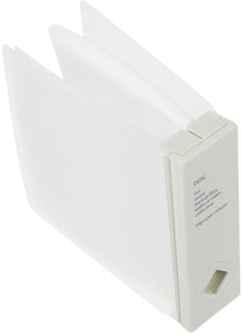 Alasum Custodia per CD Dvd in Plastica Beige, Grande Capacità e Ben Organizzata, Design Speciale e Portatile per Conservazione Dischi Efficiente