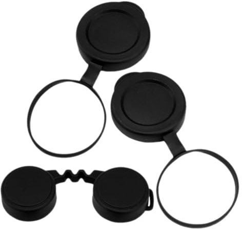 MAJORMENCH Gummi Objektivlock för Kikare Skyddande Binokulärt Linsskydd Lätt Att Installera och Bärbart Ersättningsset för Kikare Praktiskt och Hållbart Design