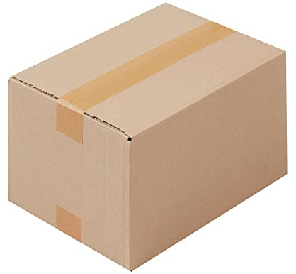 50 Kartons Faltkartons 300 x 215 x 140 mm, einwellig braun