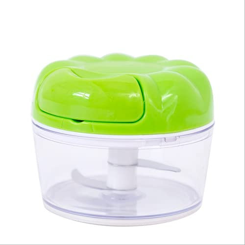 Mini spremiaglio manuale ， Tritatutto per cipolla per frutta e verdura ， Miscelatore, tritatutto da cucina ， Per insalata Carne Aglio Noci Frutta Erbe.