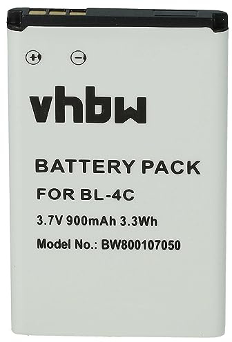 vhbw Akku Ersatz für Bea-fon C140/C240 | für Handy Smartphone Telefon (900 mAh, 3,7 V, Li-Ion)