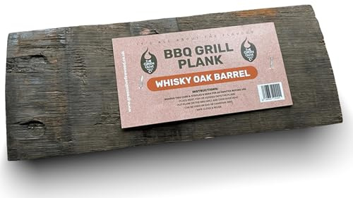 Grünes Olivenbrennholz – Whiskey-Eichen-Grillplatte ideal für den Einsatz in Grills oder Smokern – langlebige Räucherplatte mit Whiskygeschmack zum Räuchern von Fleisch, Fisch und sogar Gemüse
