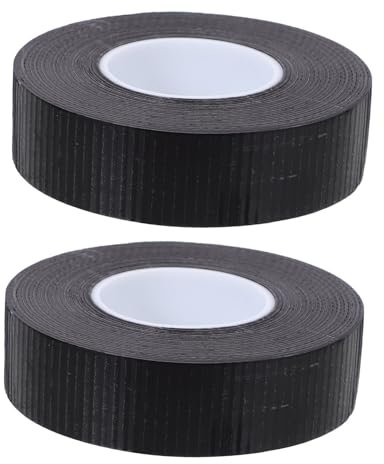 CLISPEED Isolierband Schwarz 2 Rollen schwarzes Klebeband elektrisches Klebeband professionelles Isolierband Elektrisches Band