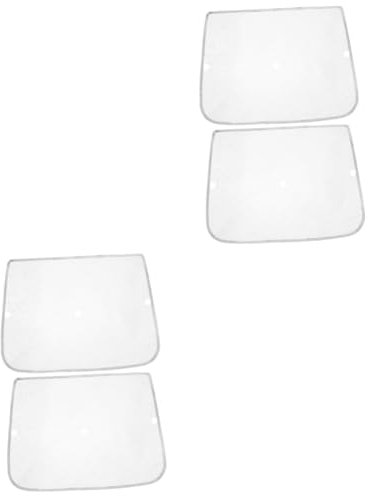 OSALADI 4pcs Stainless Steel Grease Filter Net Range Hood Filter for Kitchen Easy Install Use