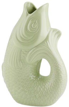 Giftcompany Monsieur Carafon Vase/Karaffe Fisch L Seafoam 2,7l