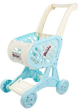 Yardwe 1 Chariot De Courses Miniature À roulettes pour Bébés Et Tout-Petits Supermarché Jouets pour Nourrissons Chariots D'Épicerie pour Enfants Chariot De Courses pour