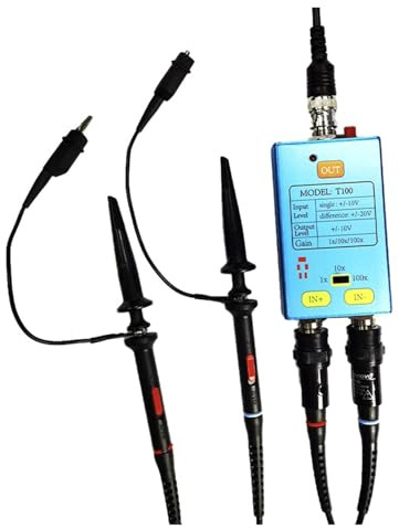 AYJYZHIAG 1x 10M Differential Probe Oscilloscope Battery Powered Consumer Electronics Accessories Low Noisefor Maintenance Personnel(Oscilloscope Probe)
