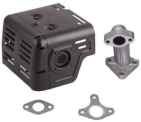 Conjunto de Escape del silenciador Respicefinem Fácil de Instalar para el Motor del Motor GX240 GX270 Reductor de Ruido Durante el Trabajo con el Tubo de admisión de la Junta