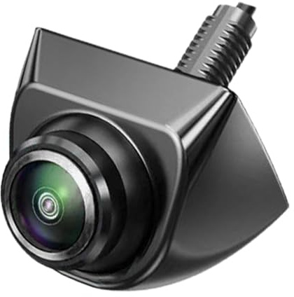 Telecamera posteriore – Telecamera impermeabile girevole a 360 gradi, telecamera anteriore posteriore in metallo 1080p, di backup grandangolare, per uso diurno e notturno, pick-up per