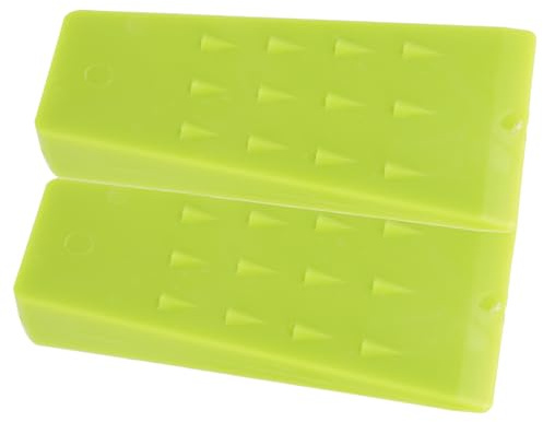 Gadpiparty Cunei Per Abbattimento Alberi Punte 5 Pollici, Set 2 Pezzi in Plastica Verde Per Taglio e Stabilizzazione Legno in Sicurezza, Accessori Forestali Per Motosega e Spaccalegna Professionale