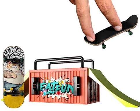 Fingerboard-Set – Tisch-Action-Spielzeug, Micro-Ramp-Board,Taschen-Skate-Set | Präzisionsbewegungsverbesserung, Lern-Engagement-Rahmenerfahrung, Konzept zur Förderung der Feinmotorik für Kinder, die