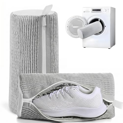 Vesavifaka Shoe Washing Bags for Washing Machine - 2 Pack Reusable Shoe Bags for Washers and Dryers, Suitable for Sneakers, 360° Deep Cleaning for All Types of Footwear