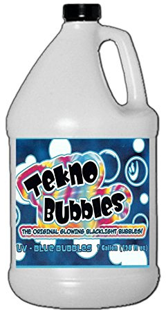 Tekno Bubbles - Blue UV Blacklight Reactive - 1 Gallon - 128 Ounces