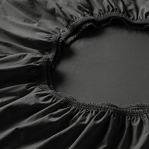 ESTELLA Spannbetttuch Zwirnjersey | Schiefer