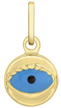 CARISSIMA Damen 9 Karat Gelbgold Emaille Auge Talisman 1.63.3399