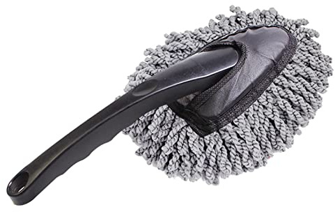 SwirlColor StaubwedeL Auto Duster Auto Bürste Mini Duster für Auto Innenraum Dash und Kfz Außen (Auto Duster) Grau