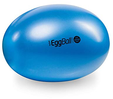 PEZZI Eggball Maxafe Gymnastikball | Eiförmiger Gymnastikball für stabileres Sitzen, Rücken- und Beckenbodentraining, latexfrei