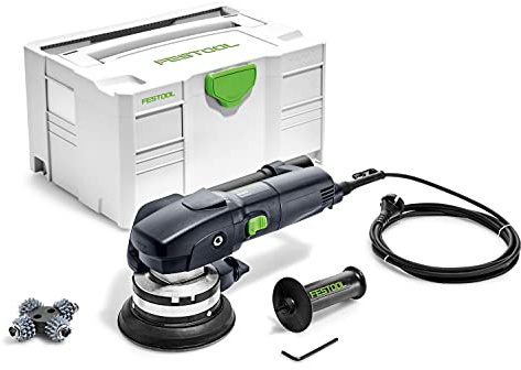 Festool Renovierungsfräse RG 80 E-Set SZ RENOFIX (mit Werkzeugkopf, Absaughaube, Zusatzhandgriff, Innensechskantschlüssel ), im Systainer