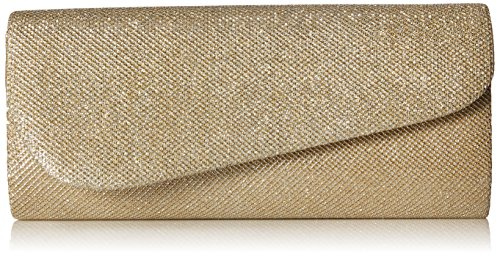Damara Schräg Abdeckung Shimmert Damen Clutch Abendtasche,Champagne