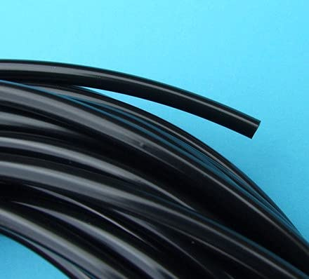 10 Metres - Black Micro Irrigation Tube - 4mm Internal Diameter 5/32 Flexible PVC Pipe Garden Drippers Sprinklers
