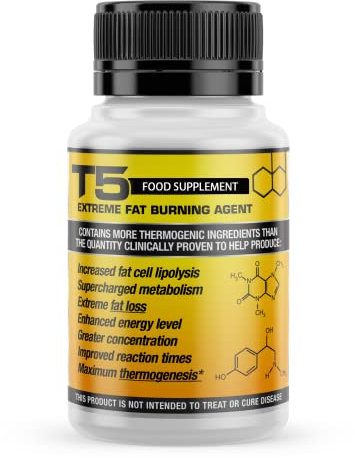 x2 Original T5 Fat Burners : Super Strength Slimming/Weight Loss/Diet Pills (2 Month Supply