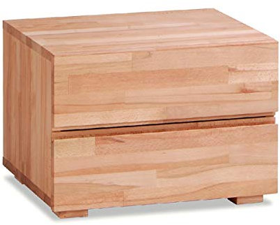 Hasena Wood Line Nachttisch Dupla Kernbuche Natur 2 Schubladen