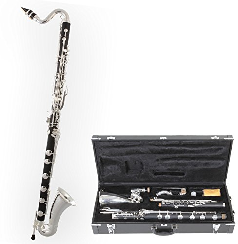 Tuyama® TBK-178 Bassklarinette (Böhm System) Tief C Bass Klarinette Clarinet Klarinete Do Clarinette Basse