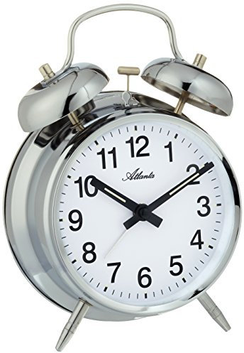 Atlanta Wecker Mechanisch Analog Silber 1054-19