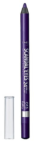 Rimmel London Scandaleyes Waterproof Kohl Kajal, 013 Purple, 1.2 g
