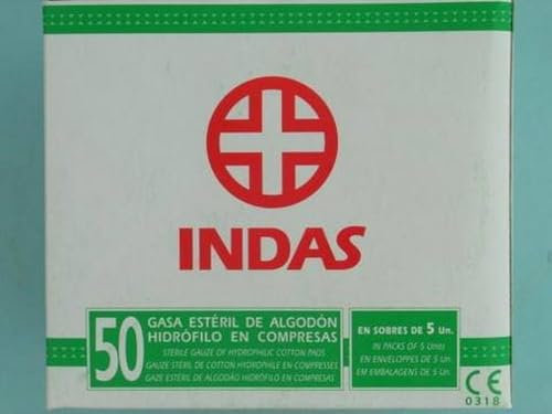 Compresa Gasa Esteril 50U Indas