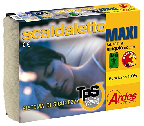 Ardes+medicura - Scaldaletto Singolo 100% Lana Maxi