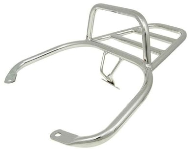 Gepäckträger Chrom kompatibel für Vespa LX50 LX125 S50 S125 S150 LXV150 05-08 LX50 Topcaseträger Halter