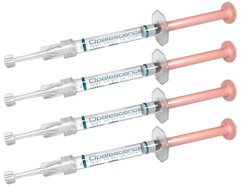 Opalescence 10% Gel Syringes Teeth Whitening - Refill Kit (4 Syringes Total) Carbamide Peroxide. Made by Ultradent, in Melon Flavor. Tooth Whitening Refill Syringes